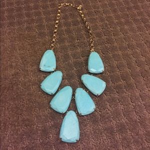 KS Statement Necklace inTurquoise