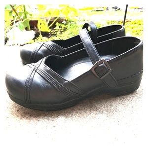 Black Dansko Mary Jane Clogs