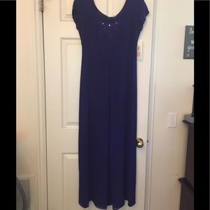 Purple formal dress