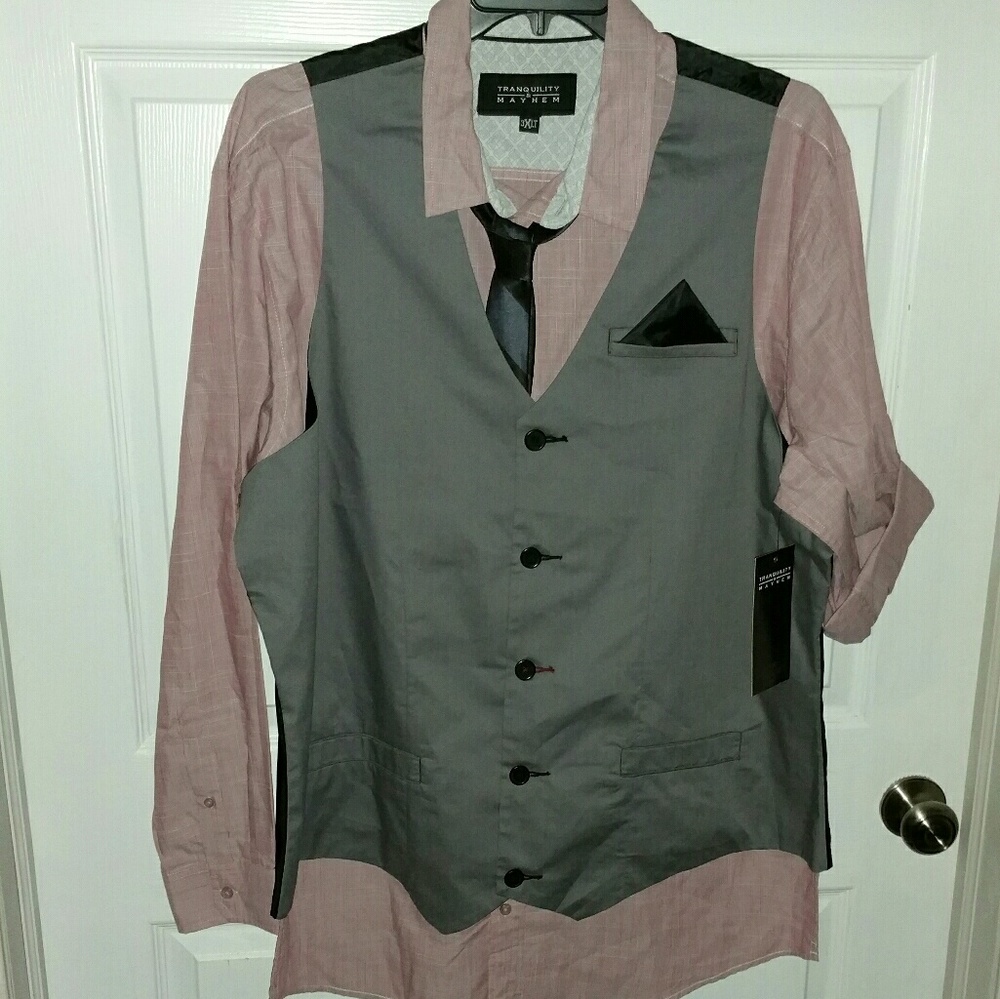 Dress top and vest