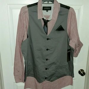 Dress top and vest