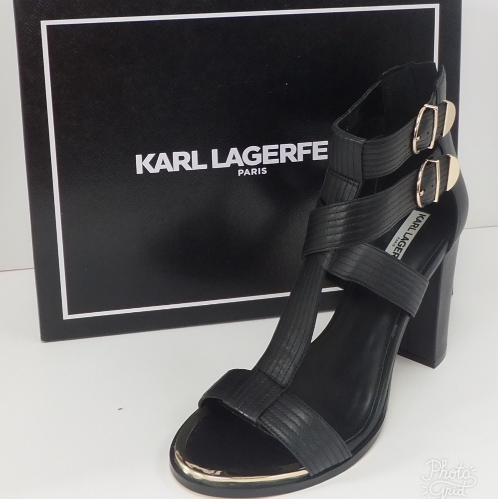 Karl Lagerfeld Paris Laveda Strap Heel Sandal