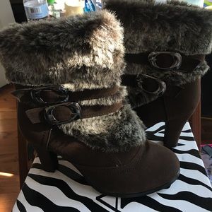 Brown Above Ankle Boots