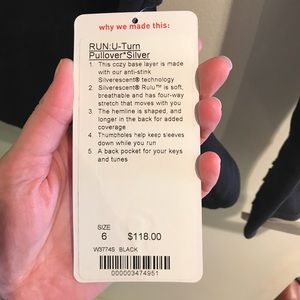 Lululemon running top