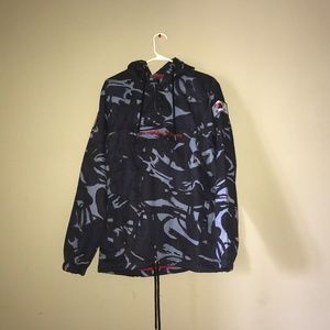 Hypland Camouflage Contrast Anorak - Brand New