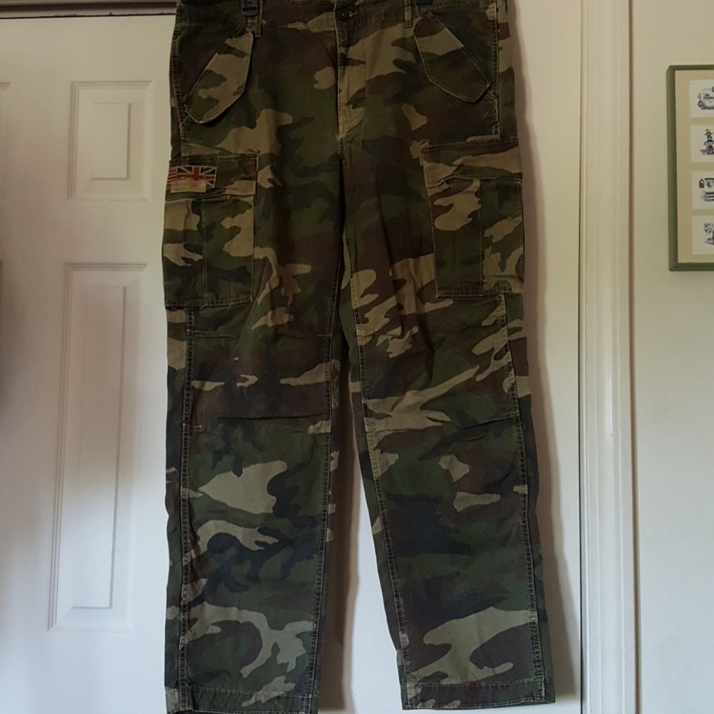 Ralph Lauren denim and supply camo pants