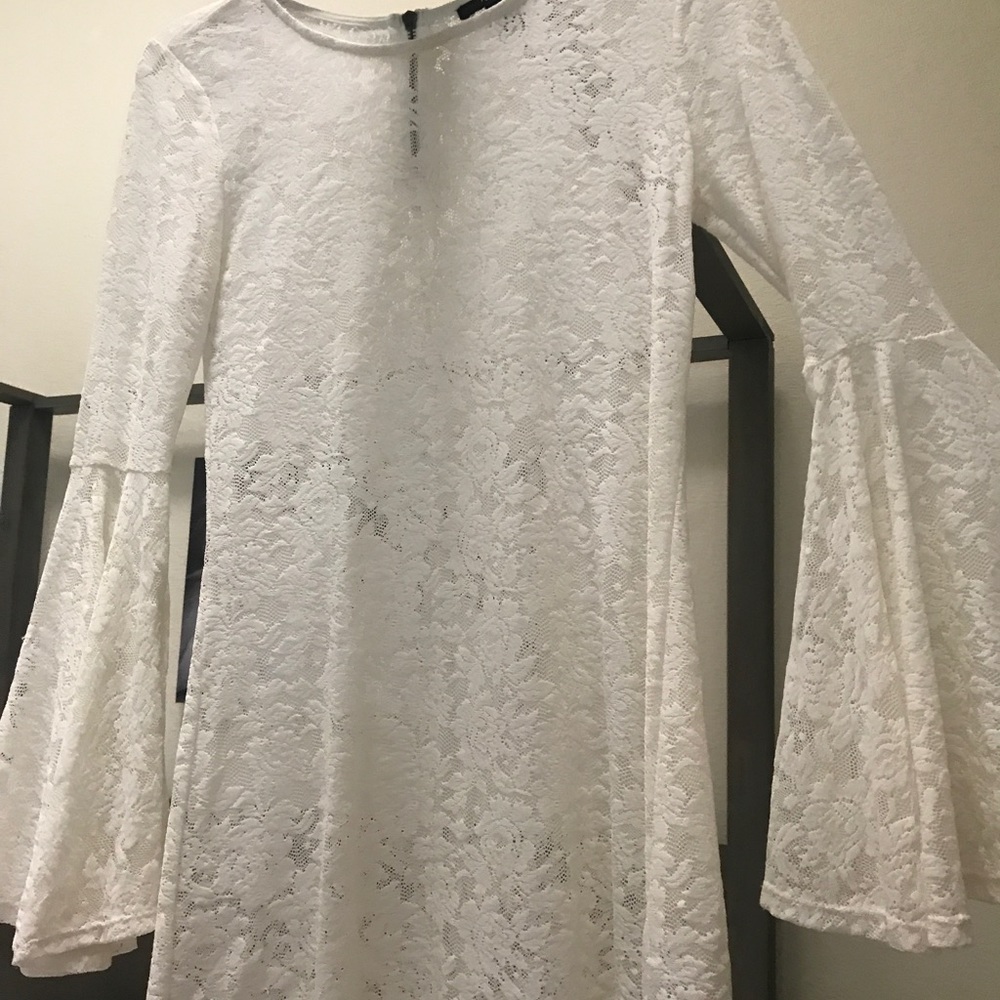 Lace dress also can be worn as a top