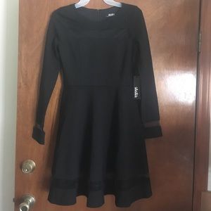 Black long sleeve dress