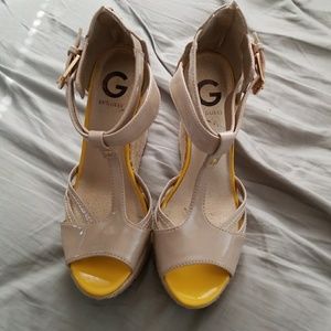 GUESS Nude Wedges