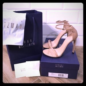 Stuart Weitzman Nudist heel sandal/stiletto