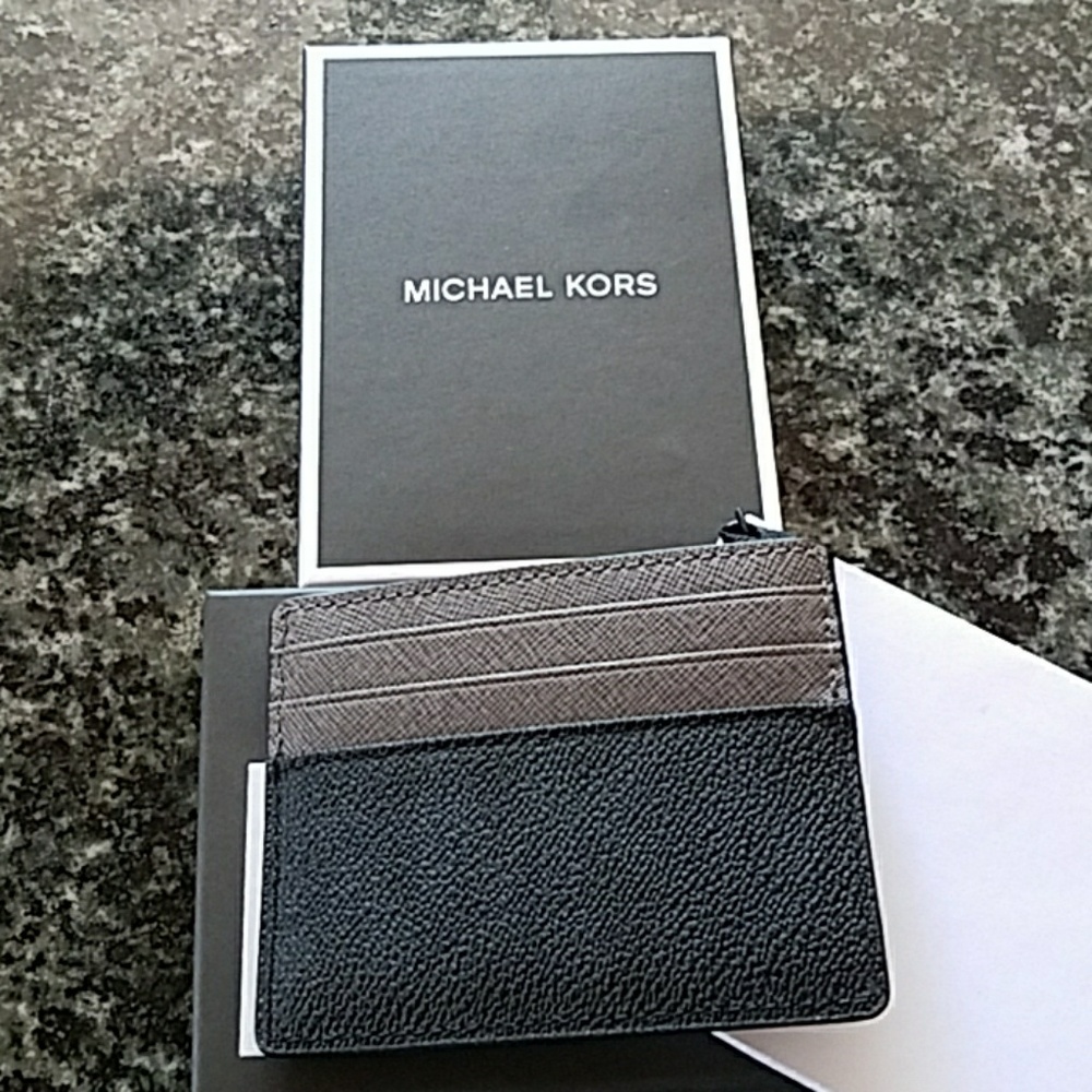 Men's Michael Kors jet set travel card holder Box - Picture 2 of 7