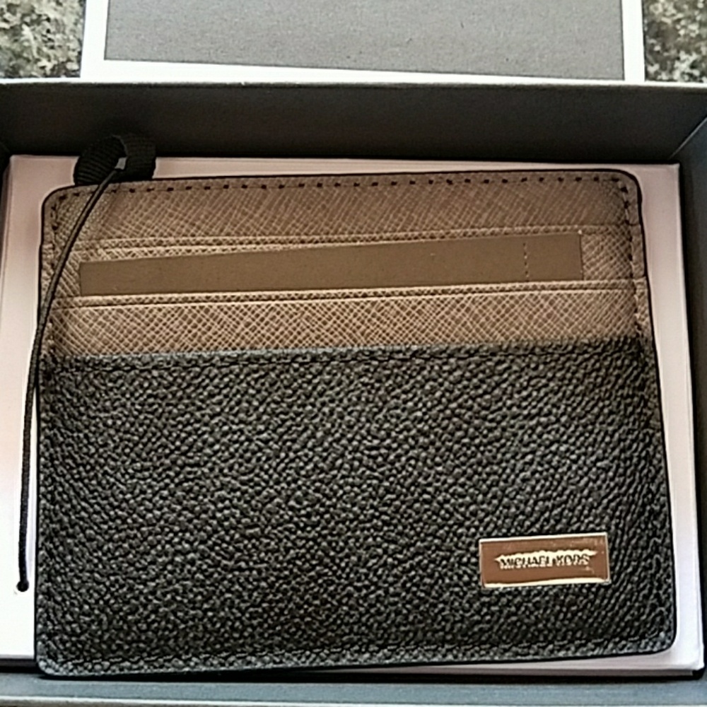 Men's Michael Kors jet set travel card holder Box - Picture 4 of 7
