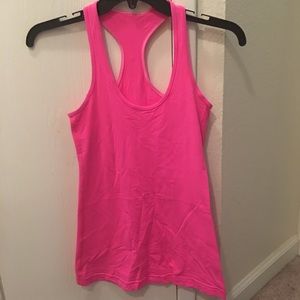 Lululemon cool racerback tank bright pink