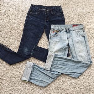 2 pairs of MISS SIXTY jeans