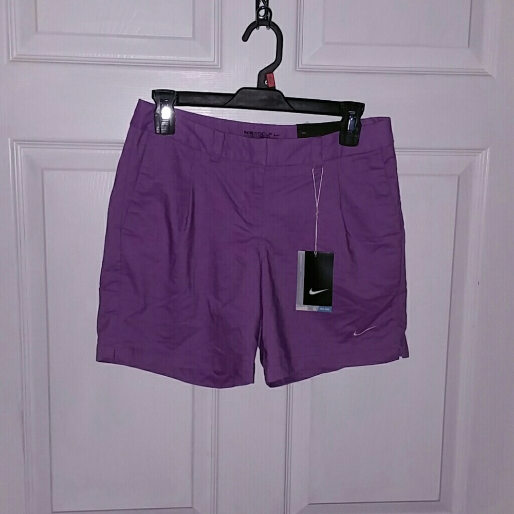 Nike purple golf shorts