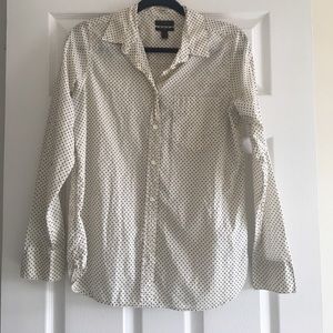 J.Crew Polka Dot Button Down