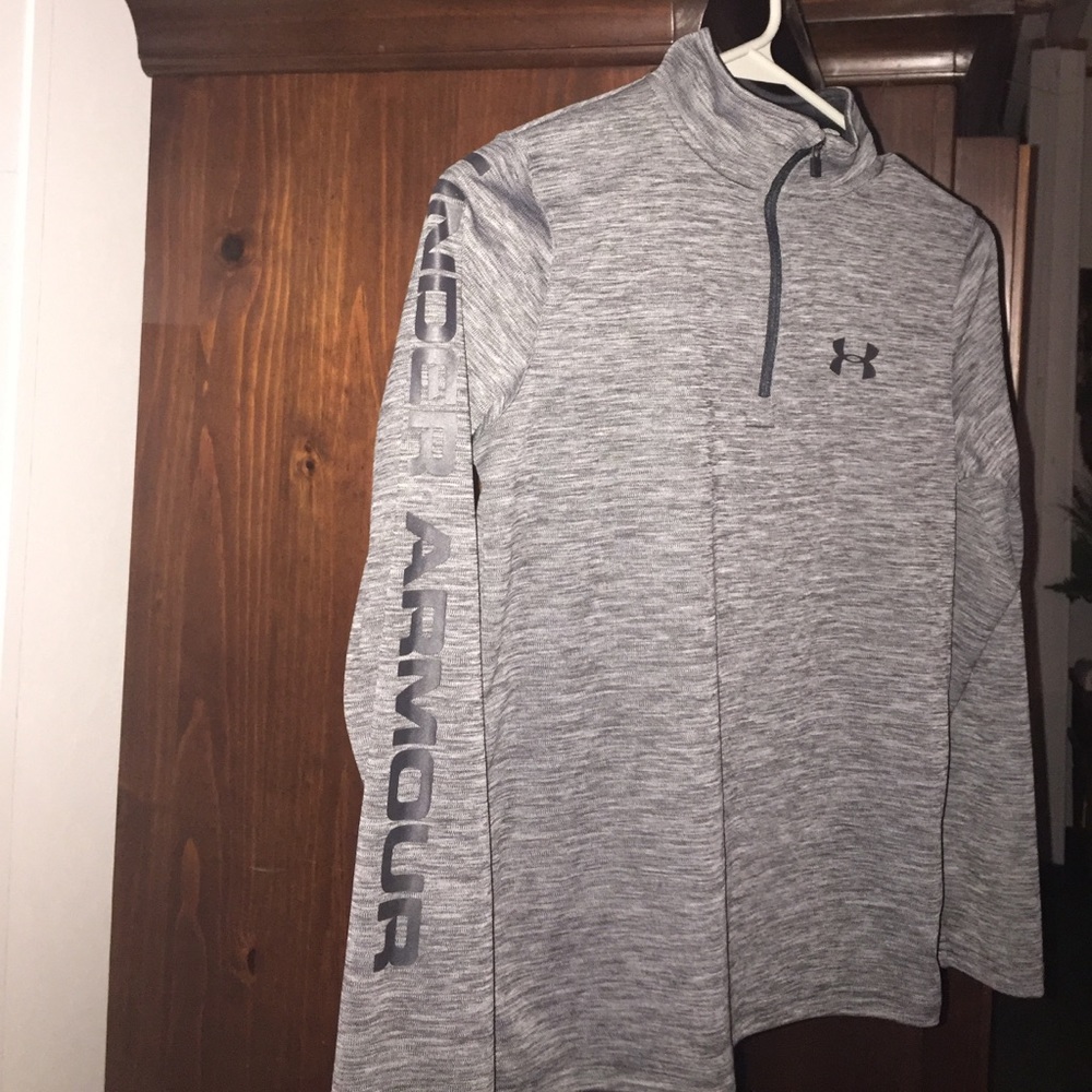 Under Armour 3/4 zip (heat gear) pullover.