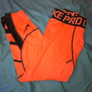 Nike Pro Combat 3/4 Compression Tights Leggings