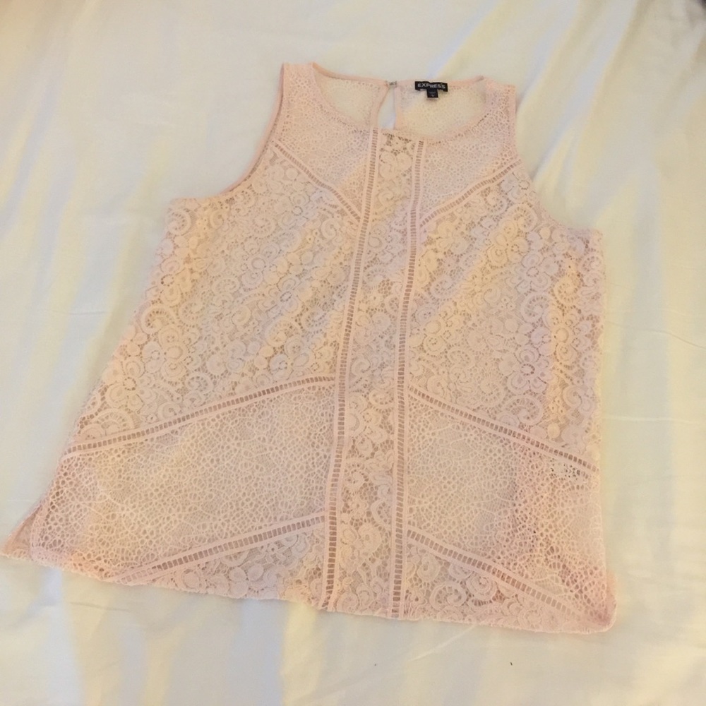 Blush Lace Express Tank