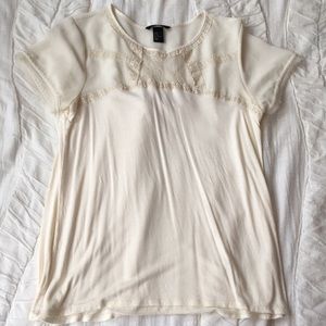 Cream H&M top