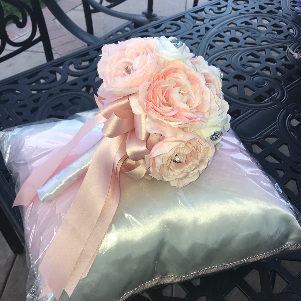 Sweet 16 Flower Bouquet with Rhinestones