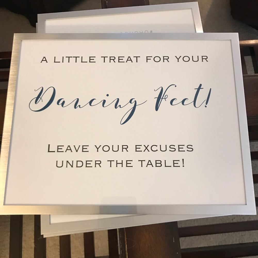 SOLD- Silver frames used for a wedding