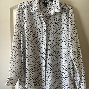 H&M button up blouse