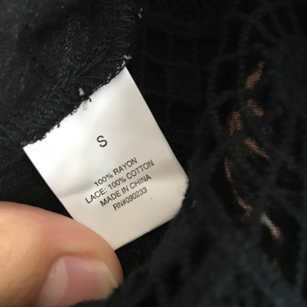 Kendall and Kylie - Black Floral High Neck Top - Picture 3 of 4