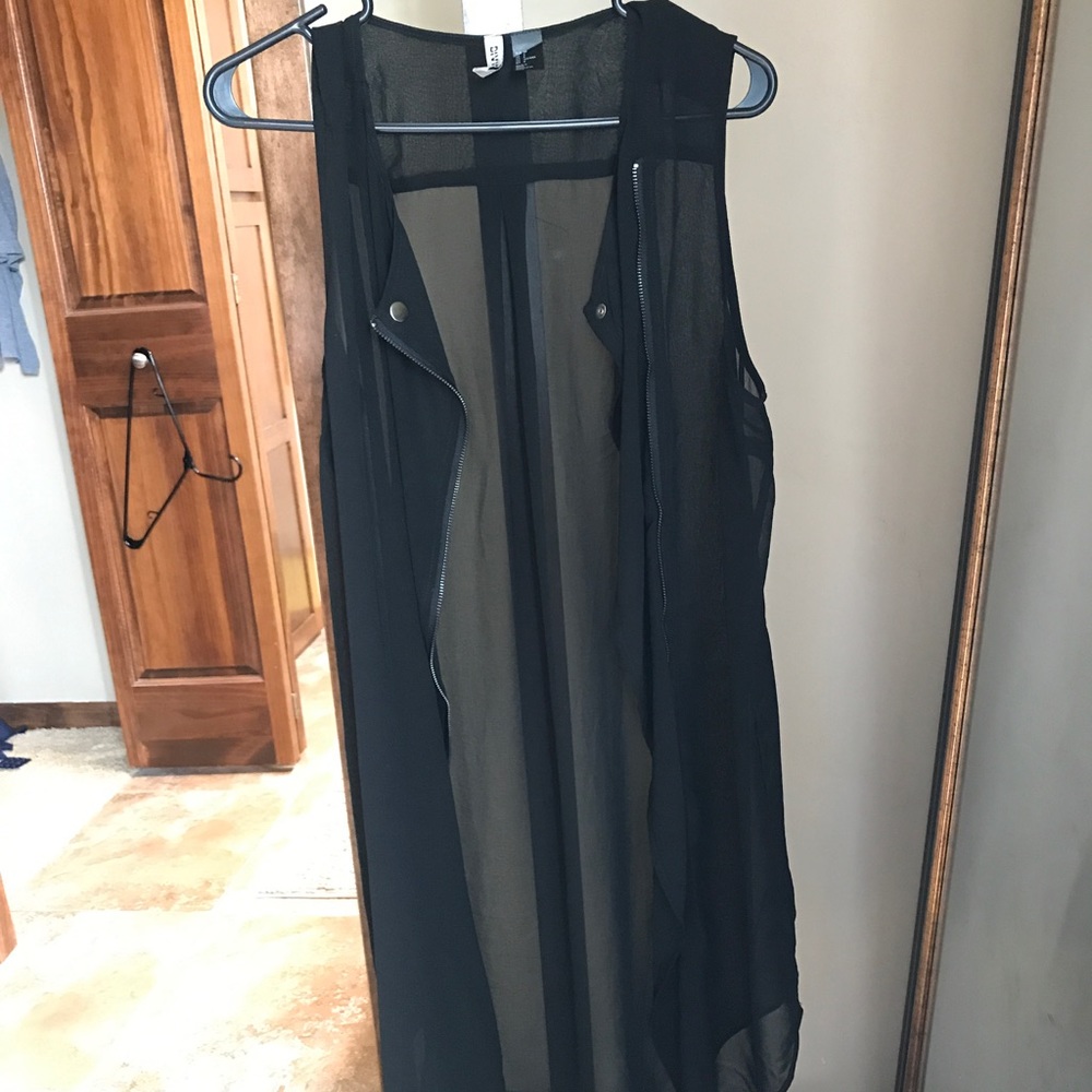 H&M full length sleeveless cardigan