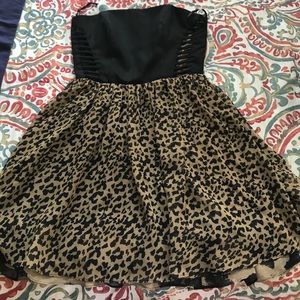 [Rachel Roy] Cut Out Cheetah Print Dress