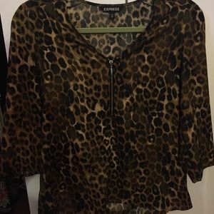 Lepoard print blouse