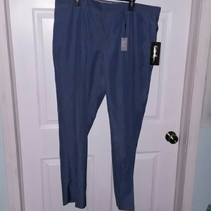 Blue comfort waist pants