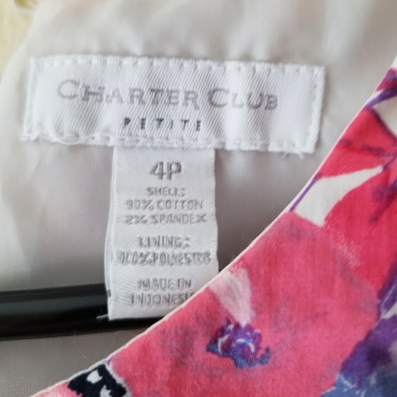 Floral Dress Size 4P - Picture 2 of 2