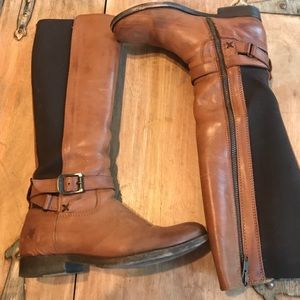 Frye tall leather boots