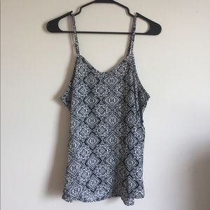 Printed Strappy Tank