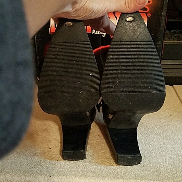 VINTAGE Durango Sz 6 blk,soft leather 8" tall heel - Picture 4 of 6