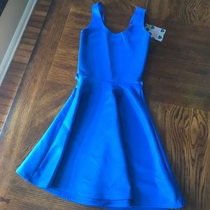 Boohoo Blue Skater Dress