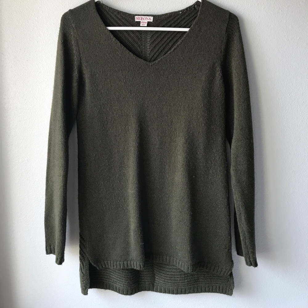 Soft peek-a-boo sweater