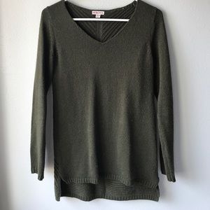 Soft peek-a-boo sweater