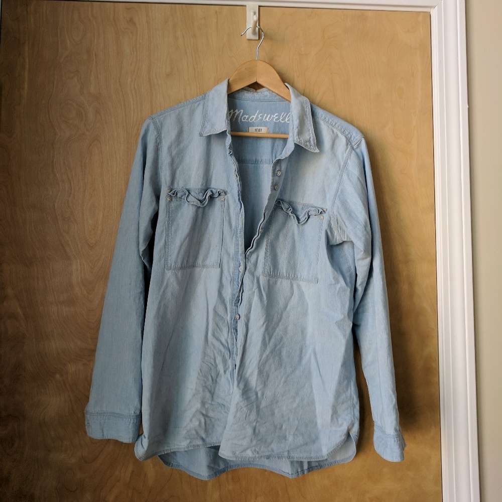 Madewell Chambray shirt, medium