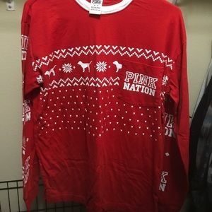 ❄️ PINK Nation Holiday Tee 🎄