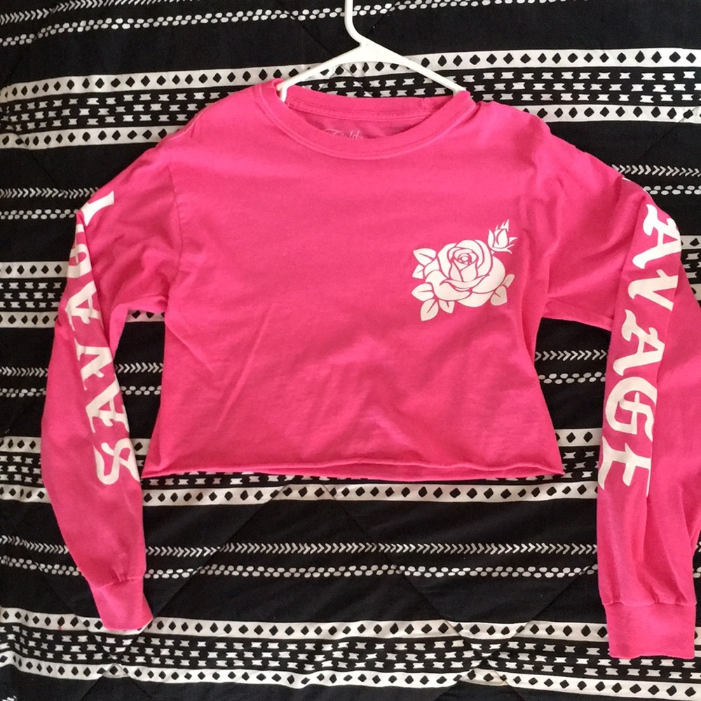 Rue 21 pink crop top