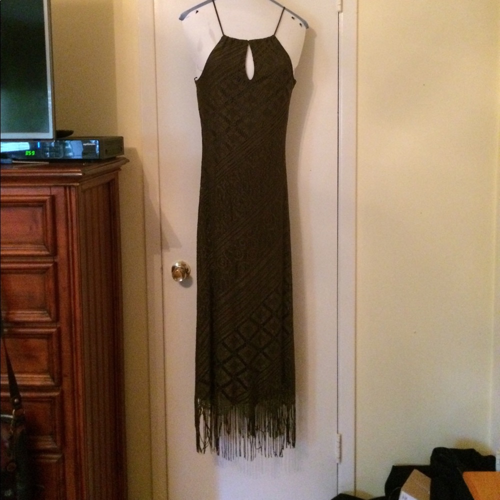 Olive Gown Large