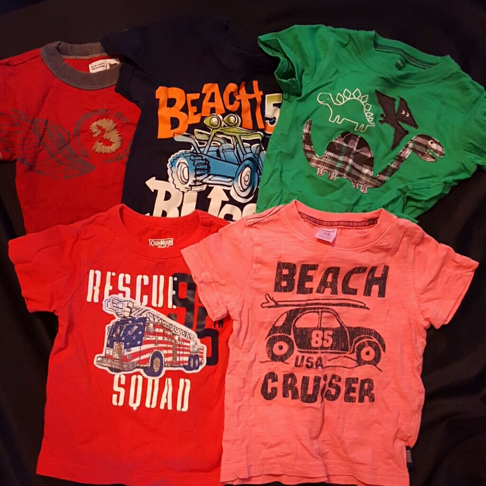 Bundle: 5 toddler t-shirts 18 Mo
