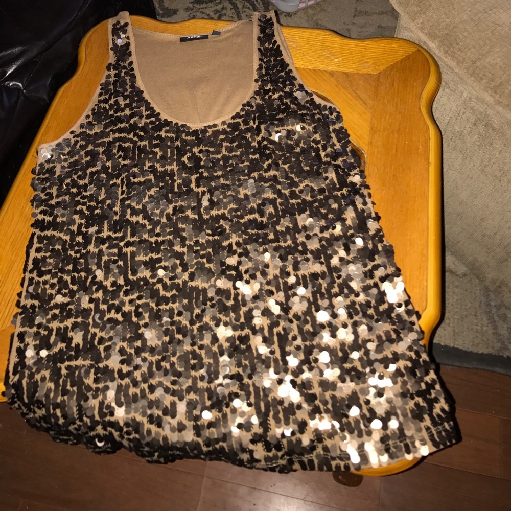 Sequin tank top