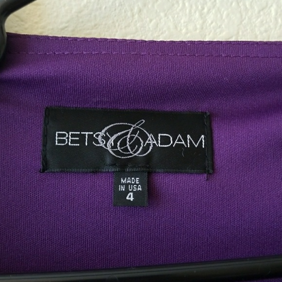 Purple dress w/slit in the arm - Picture 3 of 4