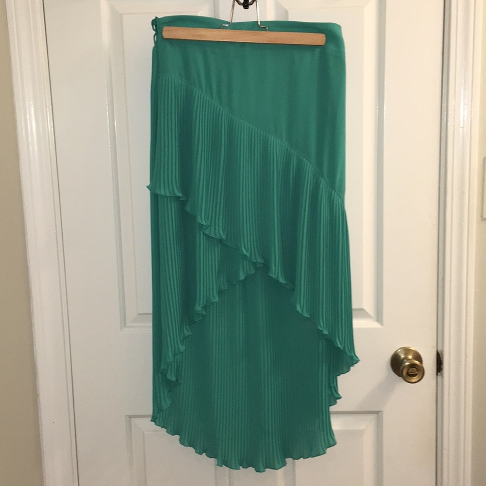 High low sea foam green mermaid skirt