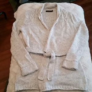 Marbled Light Gray Cardigan