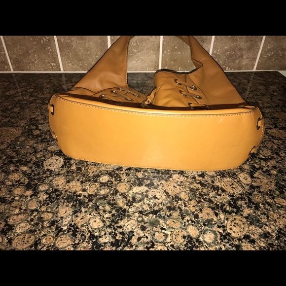 Michael Kors Astor Tan Leather Grommet Hobo Bag - Picture 7 of 8