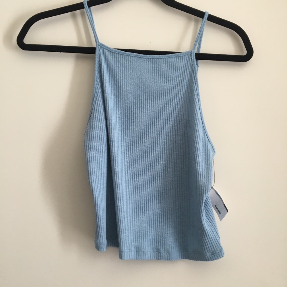 Garage - Light Blue Halter Top